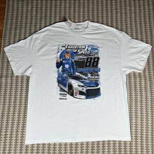 Alex Bowman The Tradition of Speed White Tee T Shirt Men’s Sz 3XL NEW NWT